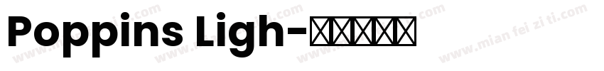 Poppins Ligh字体转换